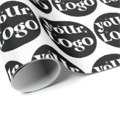 Personalized Business Logo Branded ラッピングペーパー (ロールコーナー)