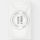 Personalized Business Logo Branded Corporate  横断幕 (縦)
