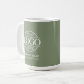 Personalized Business Logo Custom Company Gift コーヒーマグカップ (正面左)