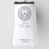 Personalized Business Logo Golf Club Head Cover ゴルフヘッドカバー (回転90)