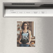 Personalized Business Logo or Image Rectangle マグネット (インサイチュ (食洗機))