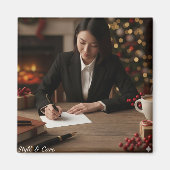 Personalized Business Logo or Image Square マグネット (正面)