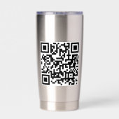 Personalized Business Logo QR Code Promotional 保温保冷タンブラー (背面)