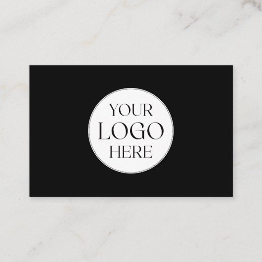 Personalized Business Logo Simple Appointment Card 名刺 (正面)