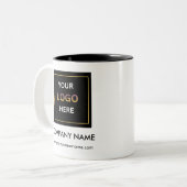 Personalized Business Logo Two-Tone ツートーンマグカップ (正面左)