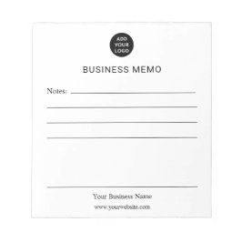 Personalized Business Memo ノートパッド