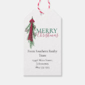 Personalized Business Merry Christmas Gift Tag ギフトタグ (正面)
