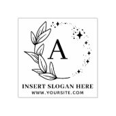 Personalized Business Monogram Self-inking Stamp ラバースタンプ (インプリント)