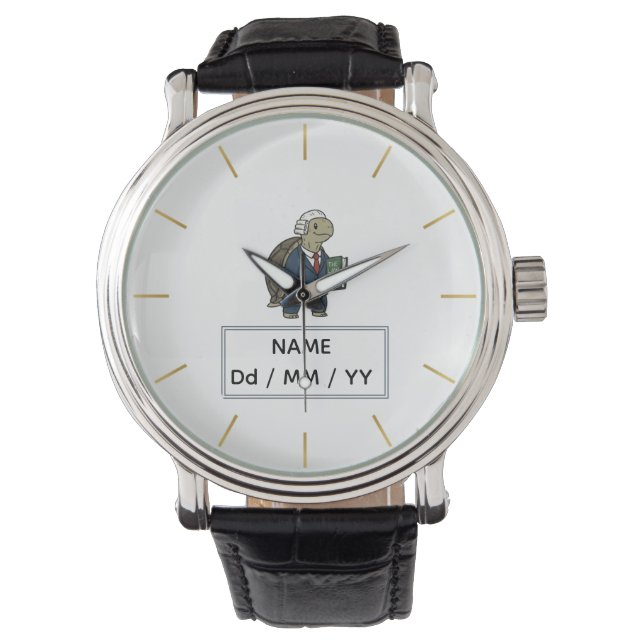 Personalized Business Turtle Watch 腕時計 (正面)