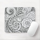 Personalized Busy Art Doodle Design Cover For The マウスパッド (マウス)