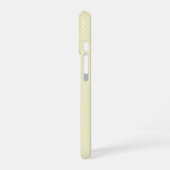 Personalized Butter Yellow Polka Dot Phone Case iPhone 16ケース (左側面)