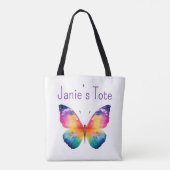 Personalized butterfly tote トートバッグ (裏面)