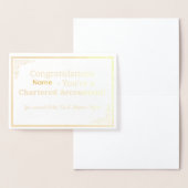 Personalized CA Congratulations Card  箔カード (ディスプレー)