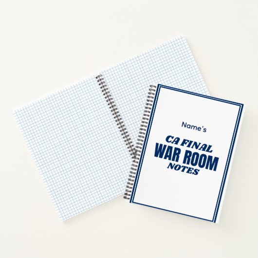 Personalized CA Final Notebook – Custom Name Study ノートブック (内部)