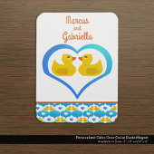 Personalized Cabin Door Cruise Ducks マグネット