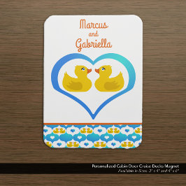 Personalized Cabin Door Cruise Ducks マグネット