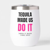 Personalized Cabo Bach Party Wine Tumbler (正面)