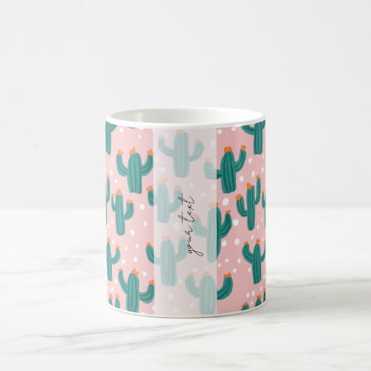 Personalized Cacti Coffee Mug コーヒーマグカップ (中央)
