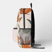 Personalized Cactus School Backpack with Name プリントバックパック (右)