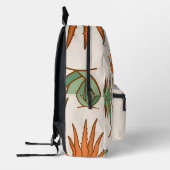 Personalized Cactus School Backpack with Name プリントバックパック (左)