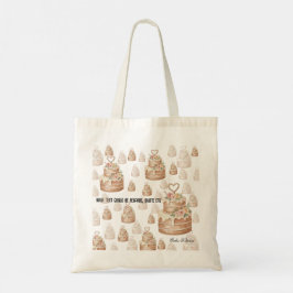 Personalized Cake Tote Bag - Custom Baker Gift トートバッグ