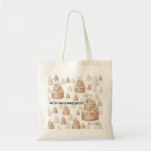 Personalized Cake Tote Bag - Custom Baker Gift トートバッグ (正面)