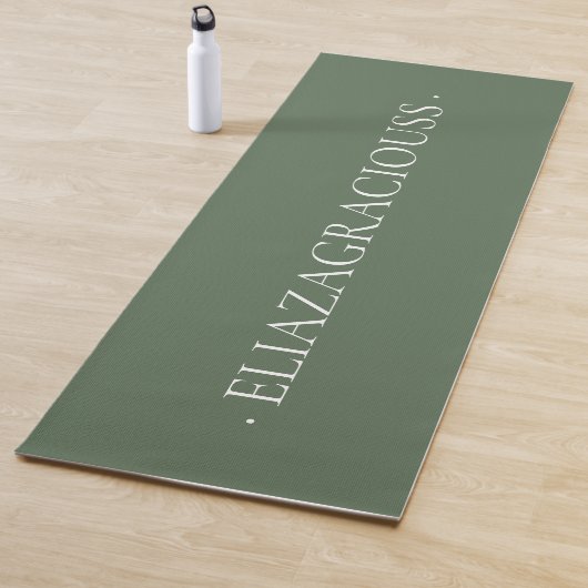 Personalized Calm Meditation Yoga Mat with Name ヨガマット (インサイチュ)