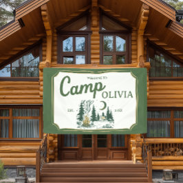 Personalized Camp Bachelorette Party Welcome 横断幕