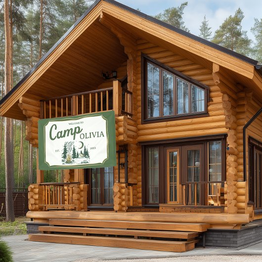 Personalized Camp Bachelorette Party Welcome 横断幕