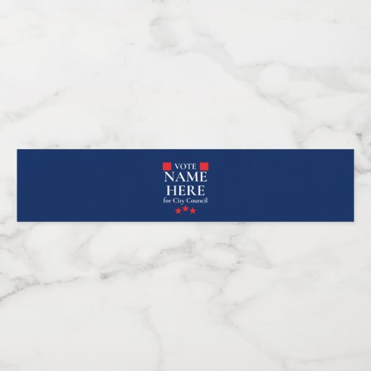 Personalized Campaign Election ペットボトルラベル (シングルラベル)