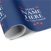Personalized Campaign Election ラッピングペーパー (ロールコーナー)