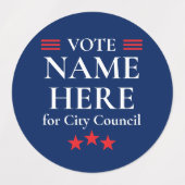 Personalized Campaign Election ラベル (デザイン2)