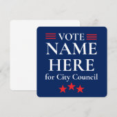 Personalized Campaign Election 招待状 (正面/裏面)