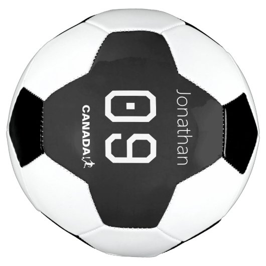 Personalized Canada Athletic Team Gift サッカーボール (回転)