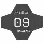 Personalized Canada Athletic Team Gift サッカーボール (フラット)