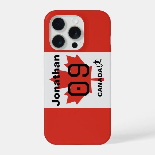 Personalized Canada Athletic Team Gift iPhoneケース (裏面)