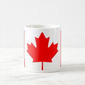 Personalized Canada Flag | Custom Name Canada Day コーヒーマグカップ (中央)
