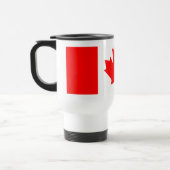 Personalized Canada Flag | Custom Name Canada Day トラベルマグ (左)