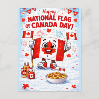 Personalized Canada Flag Day Postcard ポストカード