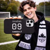 Personalized Canada Soccer Athlete Gift iPhoneケース