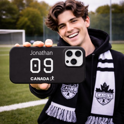 Personalized Canada Soccer Athlete Gift iPhoneケース