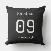 Personalized Canada Soccer Fan Room Decor クッション (正面)