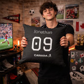 Personalized Canada Soccer Fan Room Decor クッション