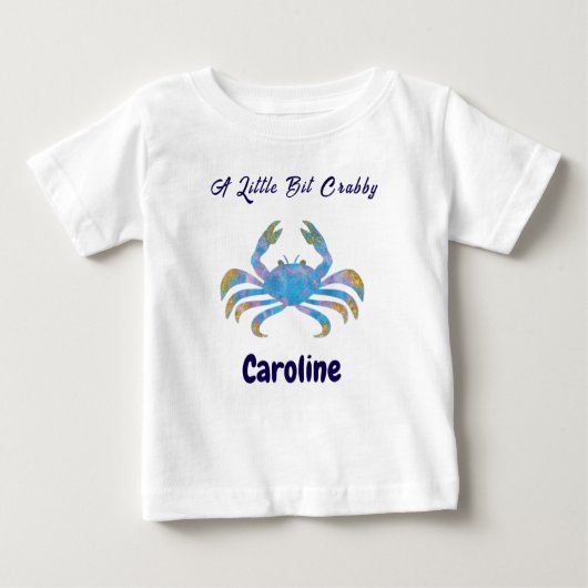 Personalized Cancer Zodiac Impressionist Toddler  ベビーTシャツ (正面)