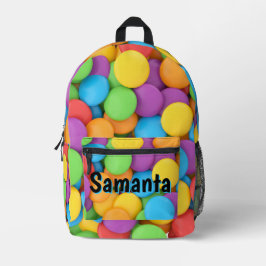 Personalized Candy Backpack | Rainbow Sweets Kids プリントバックパック