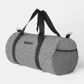 Personalized Canvas Duffel Bag - Custom Name ダッフルバッグ (右コーナー)