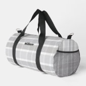 Personalized Canvas Duffel Bag - Custom Name  ダッフルバッグ (右コーナー)
