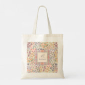 Personalized Canvas Tote Bag – Custom Name & Quote トートバッグ (裏面)