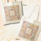 Personalized Canvas Tote Bag – Custom Name & Quote トートバッグ