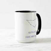 Personalized Capricorn Constellation Mug - Custom マグカップ (正面右)